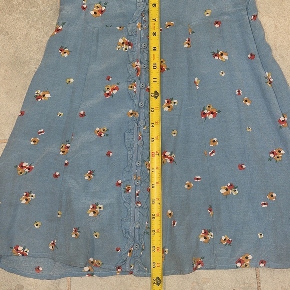 ASTR the label Gorgeous size small Planet Blue dress mini a-line slight flare - Picture 12 of 12